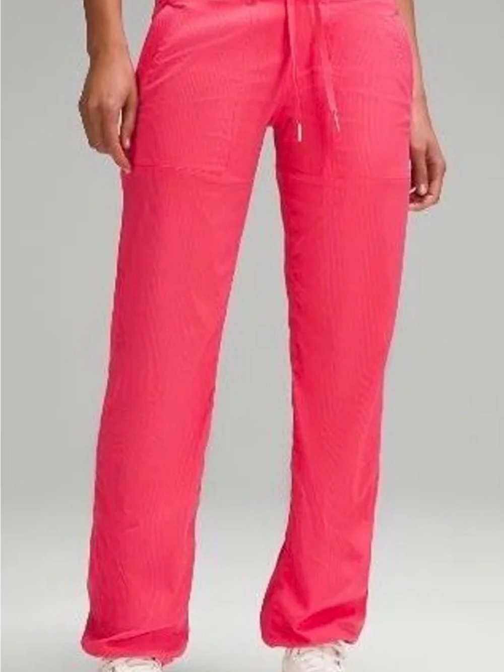 lululemon athletica Coral Pink Drawstring Track Pants